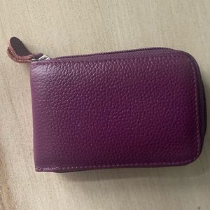 NEW Leather Wallet Card ID Holder